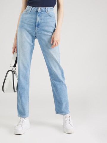 Regular Jeans 'JULIE STRAIGHT' de la Tommy Jeans pe albastru: față