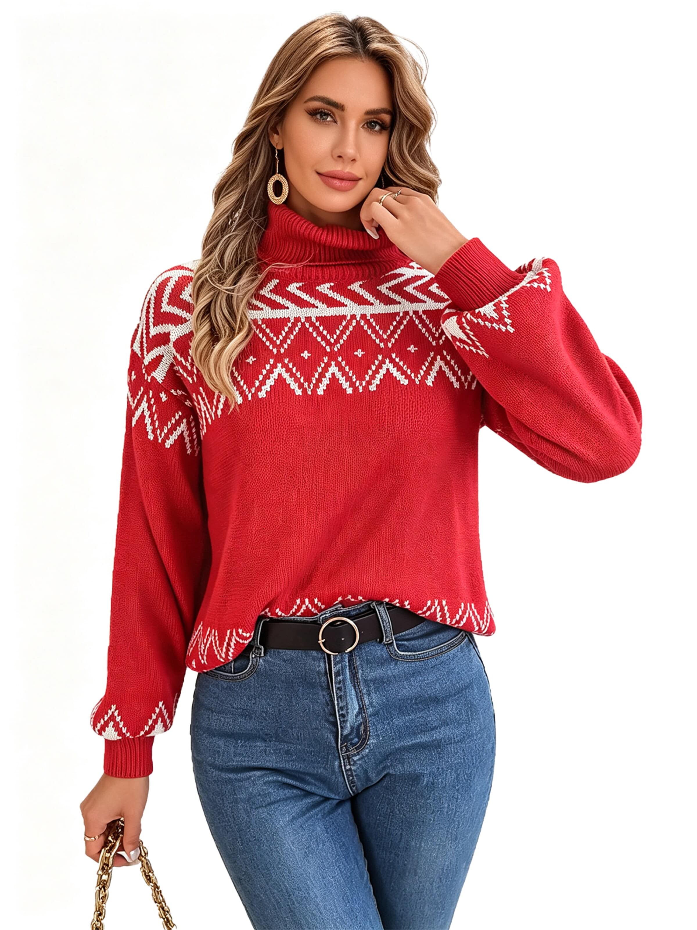 KoJooin Sweter w kolorze czerwony