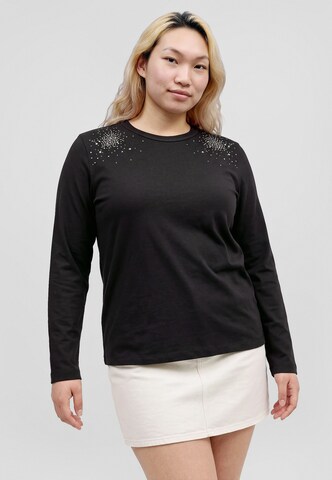 Persona by Marina Rinaldi Shirts 'FONTE' i sort: forside