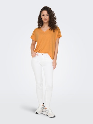 ONLY T-Shirt 'AUGUSTA' in Orange