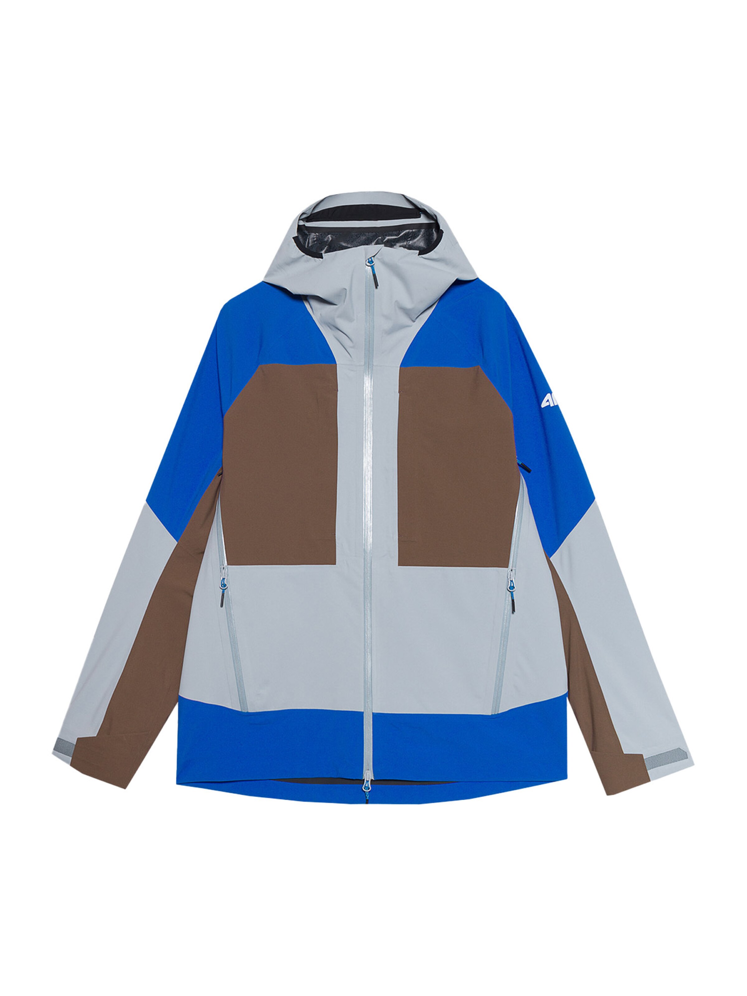 4F Outdoor jacket in Brown: front