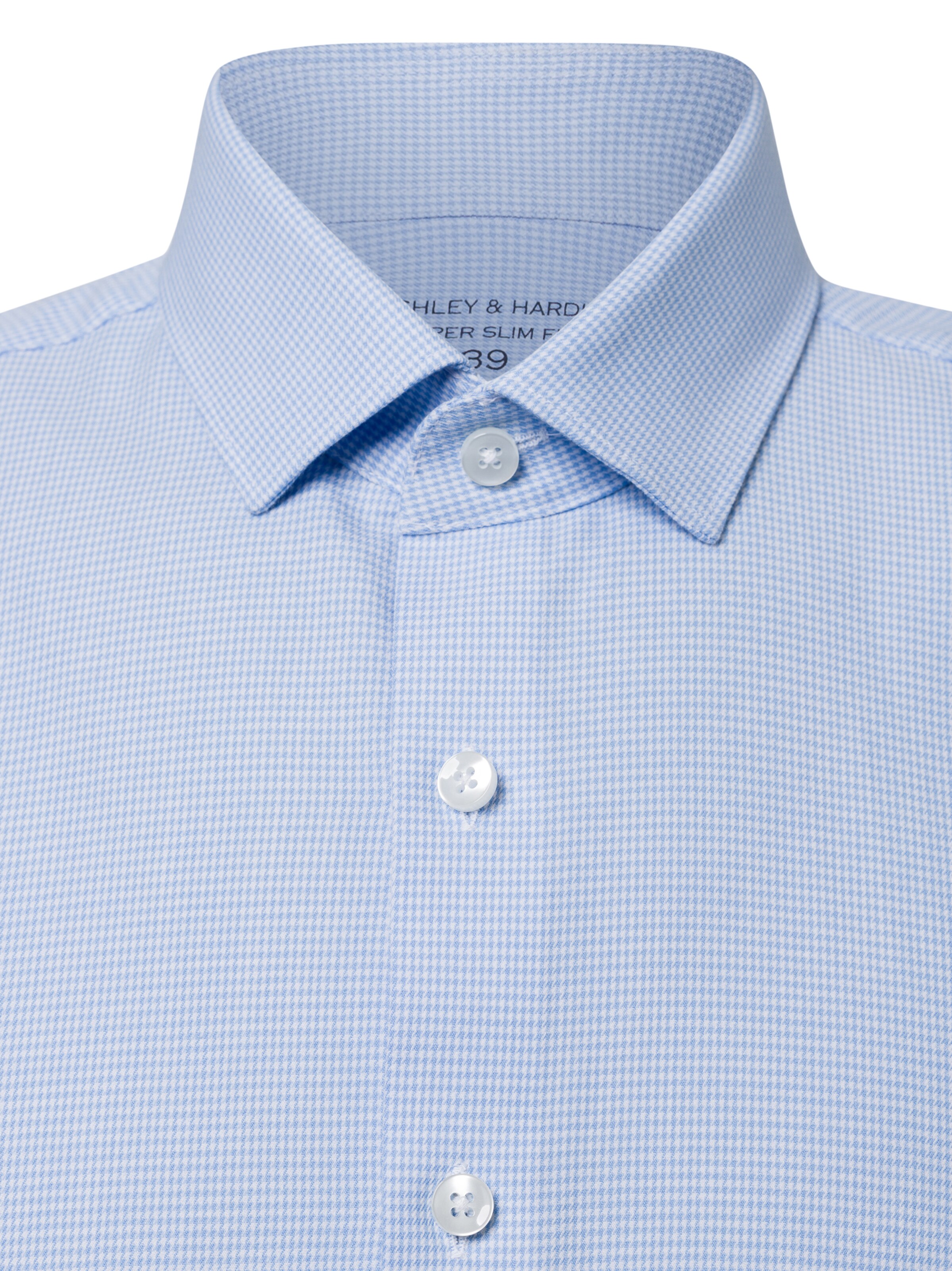 Finshley & Harding Slim Fit Hemd ' ' in Blau