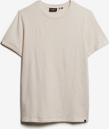 T-Shirt Superdry en beige : devant