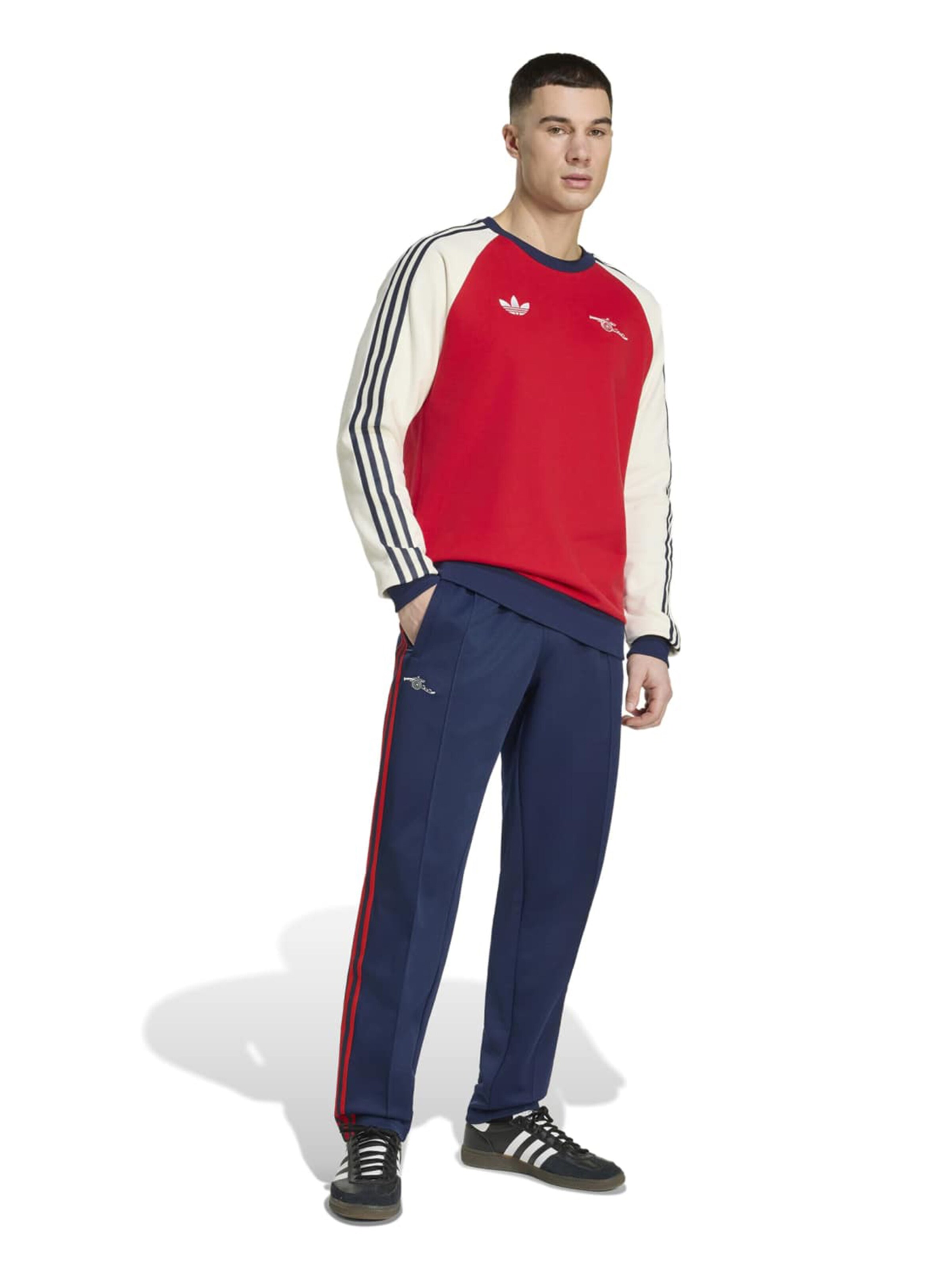 raudona ADIDAS PERFORMANCE Sportinio tipo megztinis 'AFC'