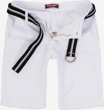 Rock Creek Regular Shorts in Weiß: predná strana