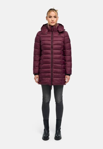 MARIKOO Wintermantel 'Abendsternchen' in Rood