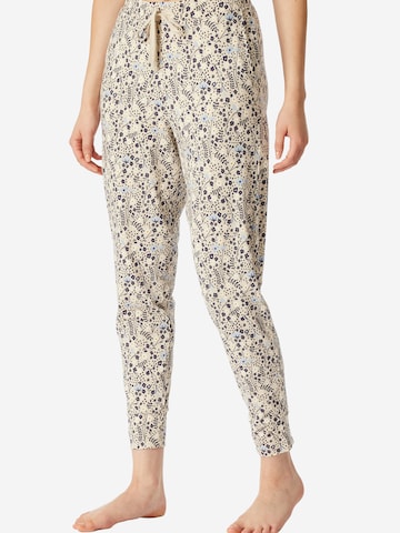 SCHIESSER - Pantalón de pijama ' Mix & Relax ' en beige