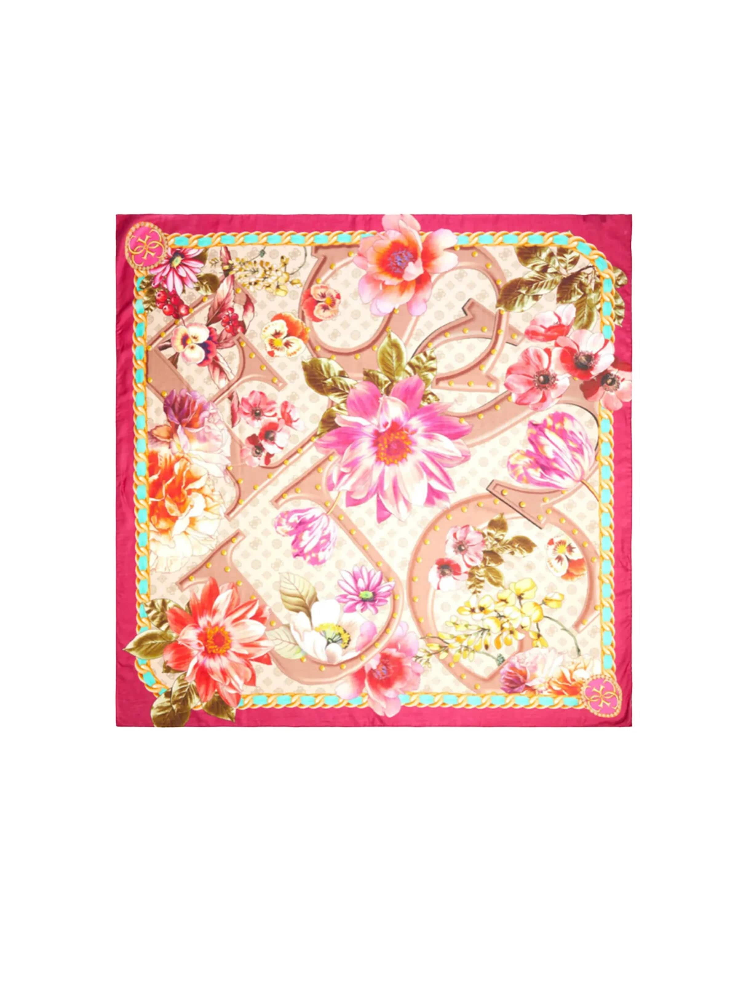 Foulard 'Flowers' di GUESS in rosa