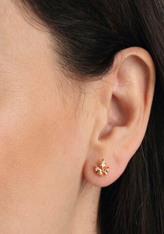 AMOR Earrings 'Amor Paar' in Orange