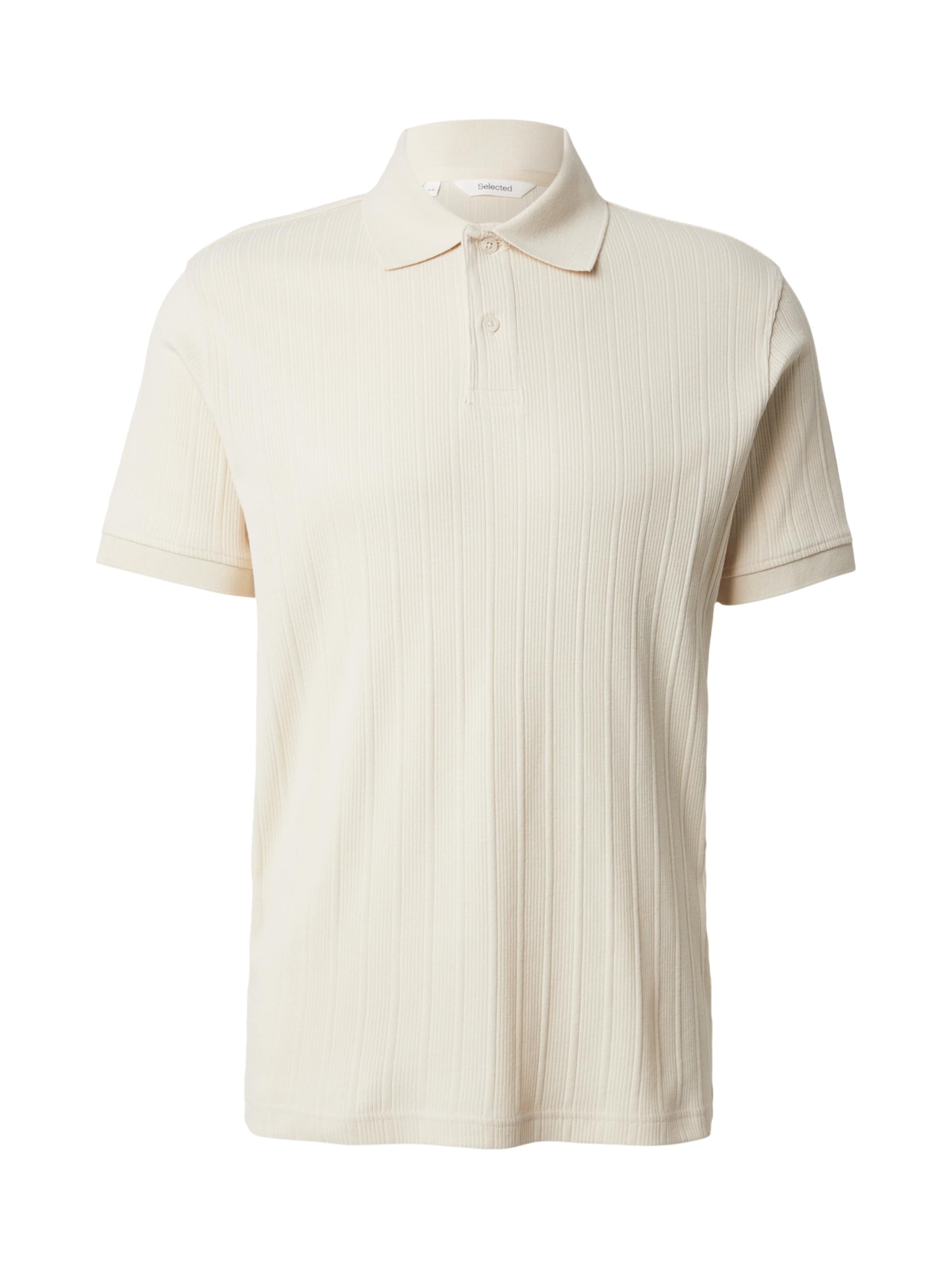 SELECTED - Camiseta 'SLHCOLE' en beige: frente