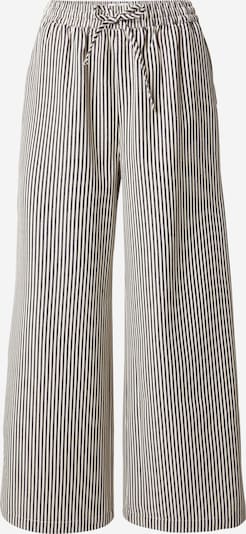Pantaloni 'Liam' Lollys Laundry pe negru / alb natural, Vizualizare produs