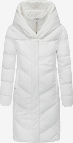 Manteau d’hiver 'Natalka' Ragwear en blanc : devant