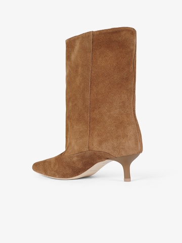 GISEL MOIRE Booties in Brown