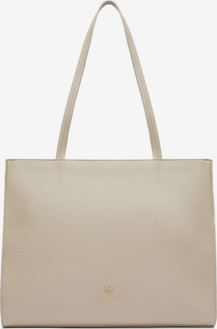 Shopper 'Meg' di Braccialini in beige: frontale