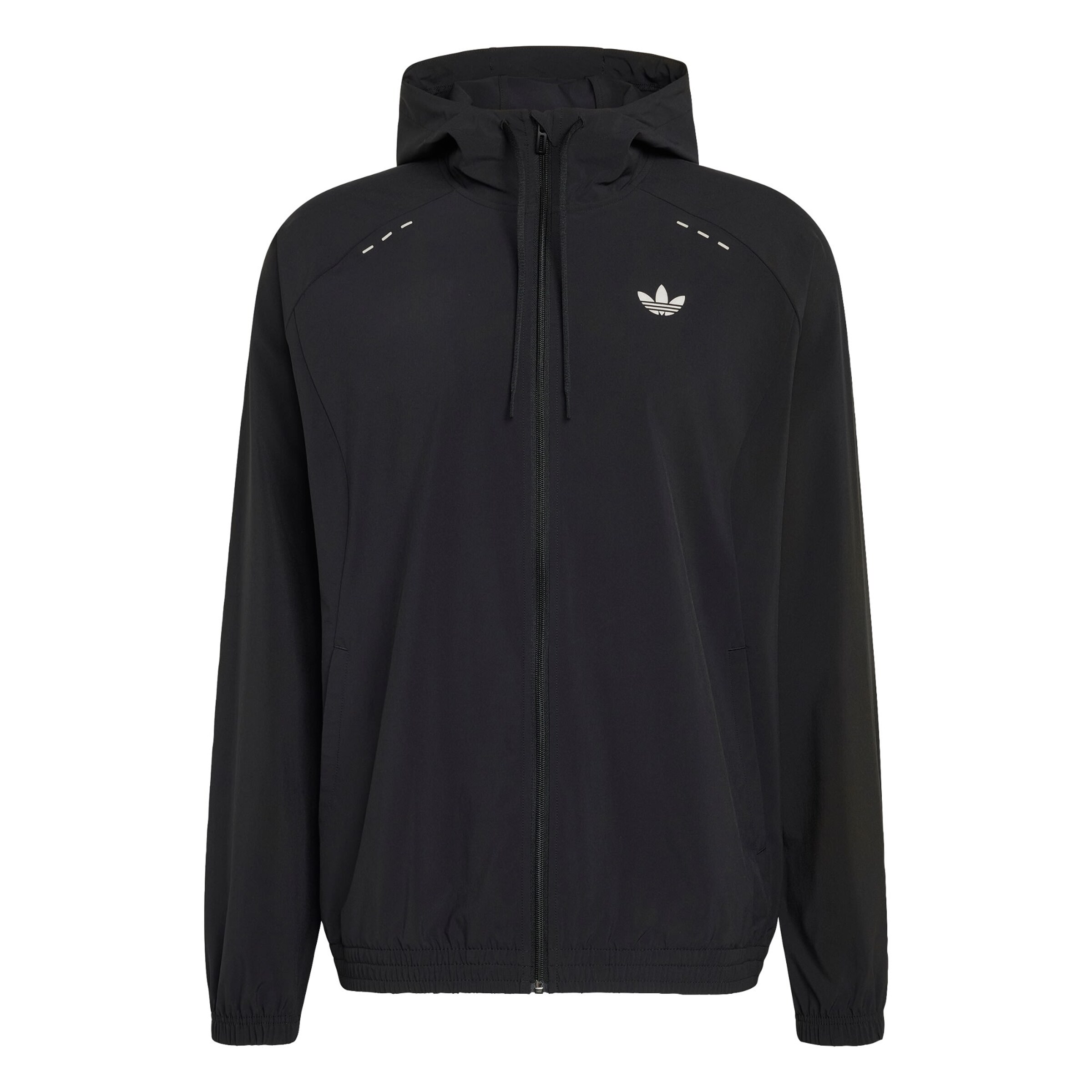 ADIDAS ORIGINALS - Casaco meia-estação 'Trefoil  Essentials' em preto: frente