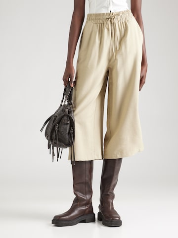 Mavi Loose fit Trousers in Beige: front