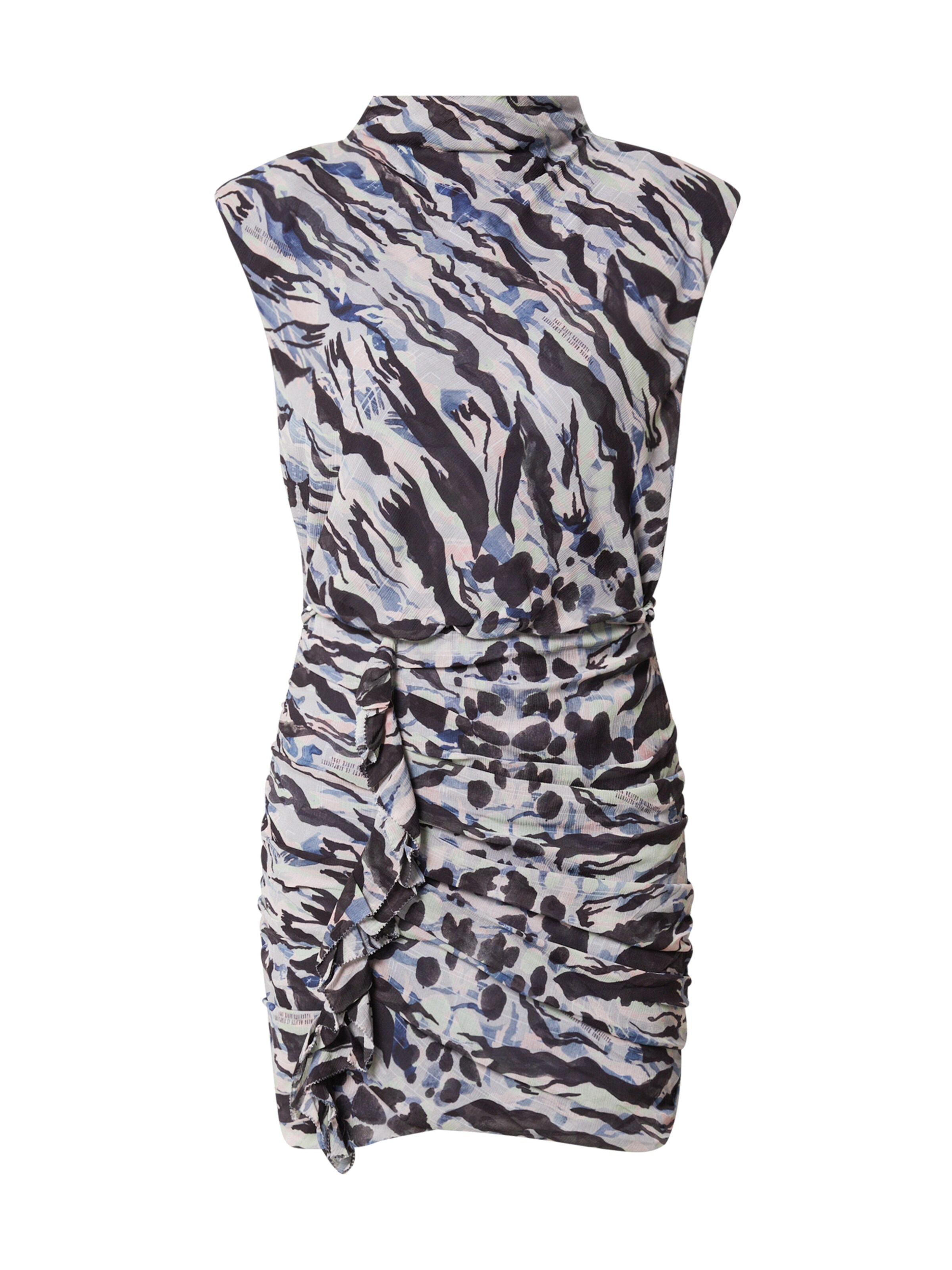 AllSaints - Vestido en azul: frente