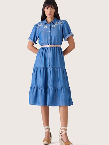 Camomilla Avondjurk in Blauw: voorkant