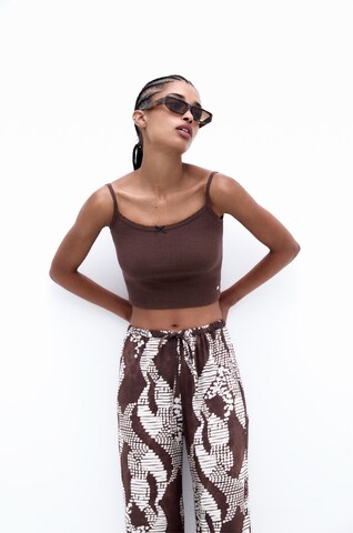 Ochelari de soare de la Pull&Bear pe maro