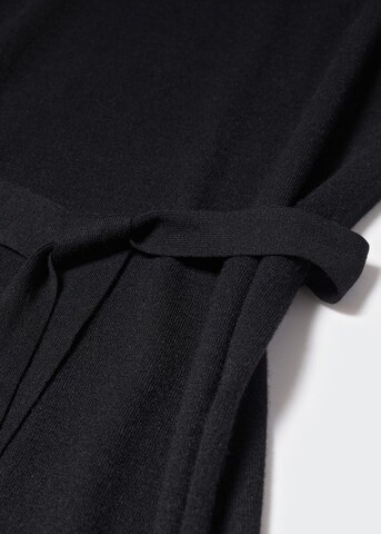 MANGO Strickkleid 'vieira' in Schwarz