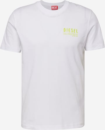 DIESEL - Camisa 'DIEGOR' em branco: frente