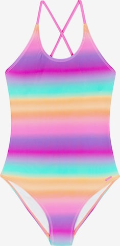 PROTEST Sports swimwear 'PRTRainbow JR' in Orange: front