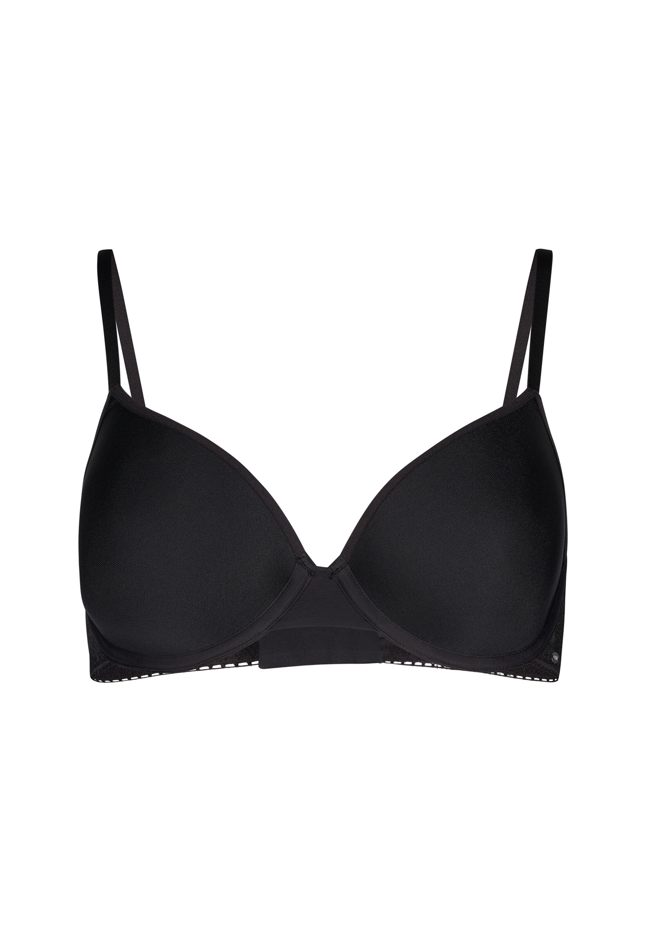 Skiny Bra in Black: front