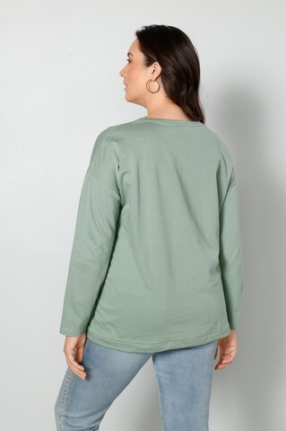 MIAMODA Sweatshirt in Green