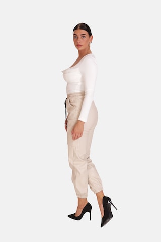 Elara Tapered Byxa i beige