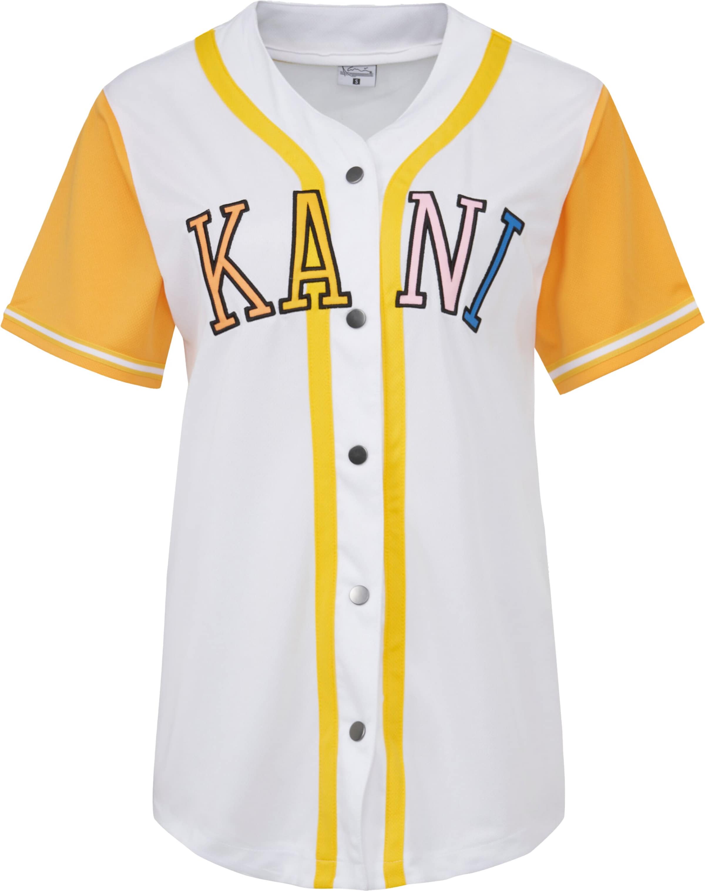 Karl Kani Blouse 'College' in White: front