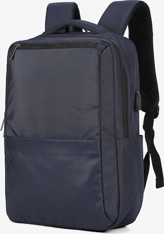 Aoking Backpack in Blue: front