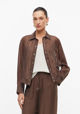 s.Oliver Blouse in Bruin