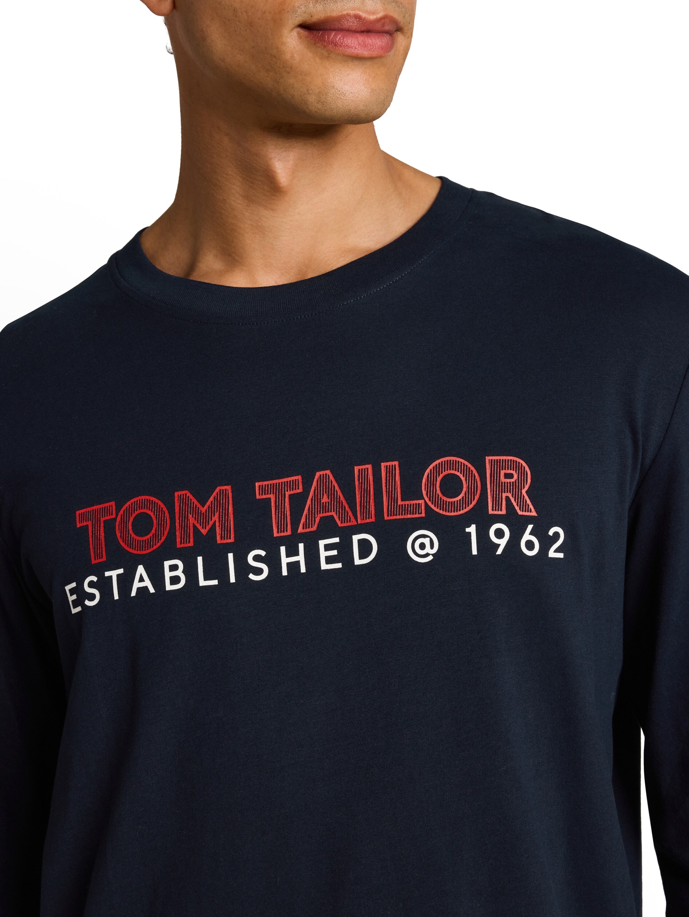 TOM TAILOR Shirt in Blau