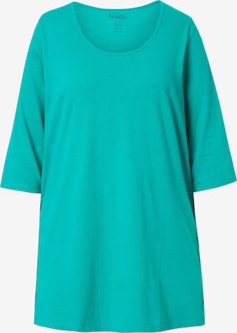 Ulla Popken Shirt in Groen: voorkant