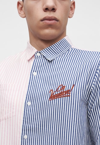 Coupe regular Chemise 'Elba' On Vacation en rose : devant