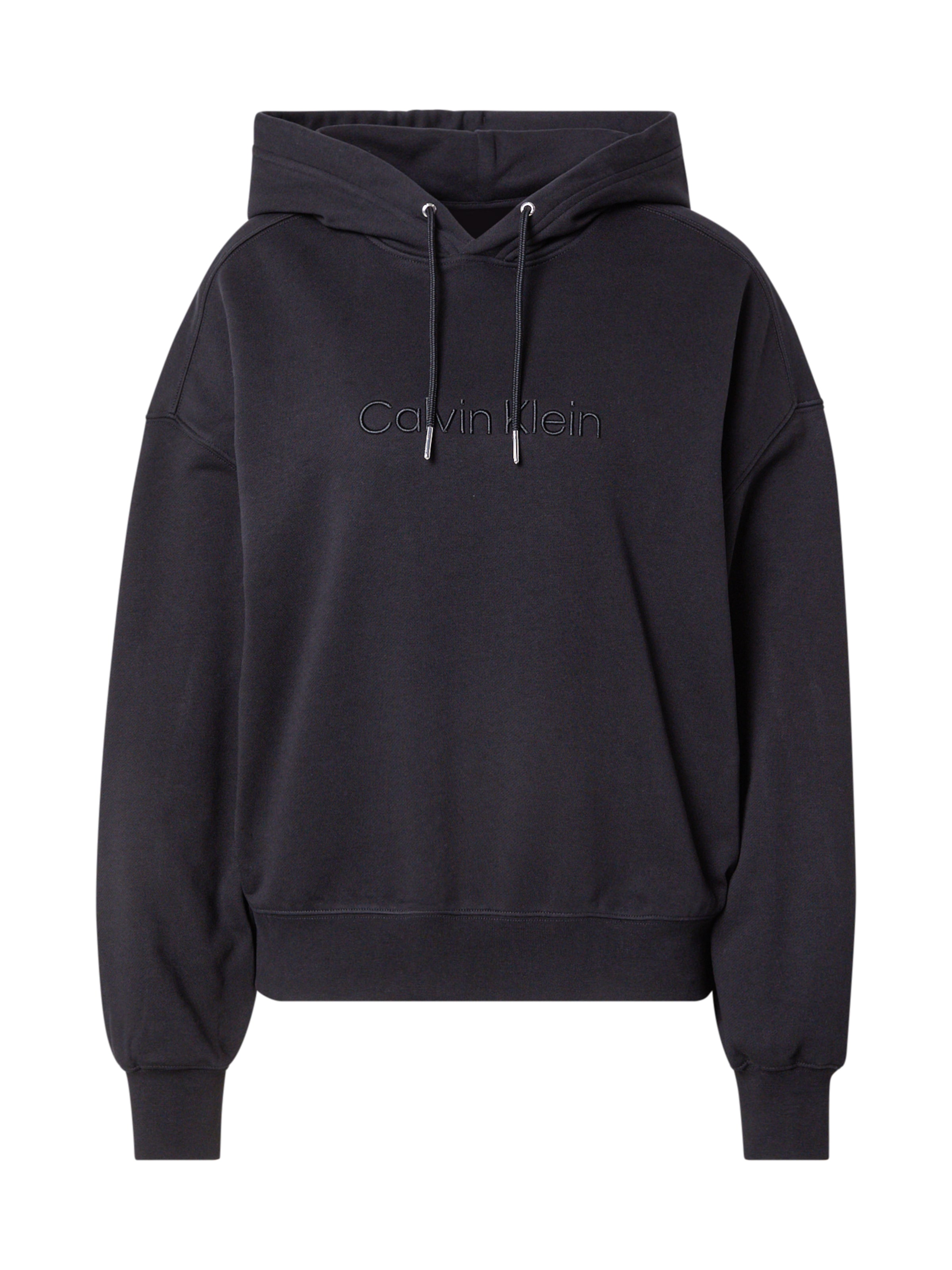 Calvin Klein Sweatshirt in Schwarz: Vorderseite