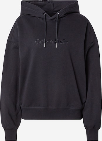 Calvin KleinSweater majica - crna boja: prednji dio
