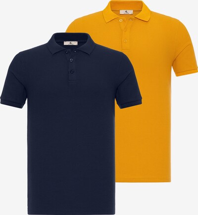 Daniel Hills T-Shirt en bleu marine / jaune, Vue avec produit