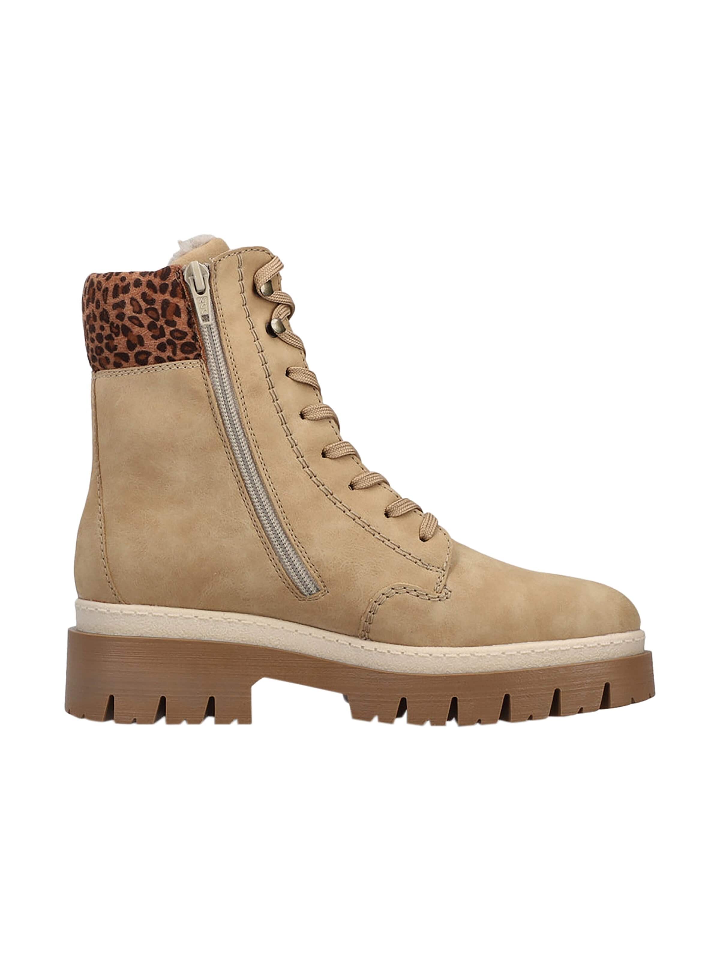 Rieker - Botines con cordones en beige