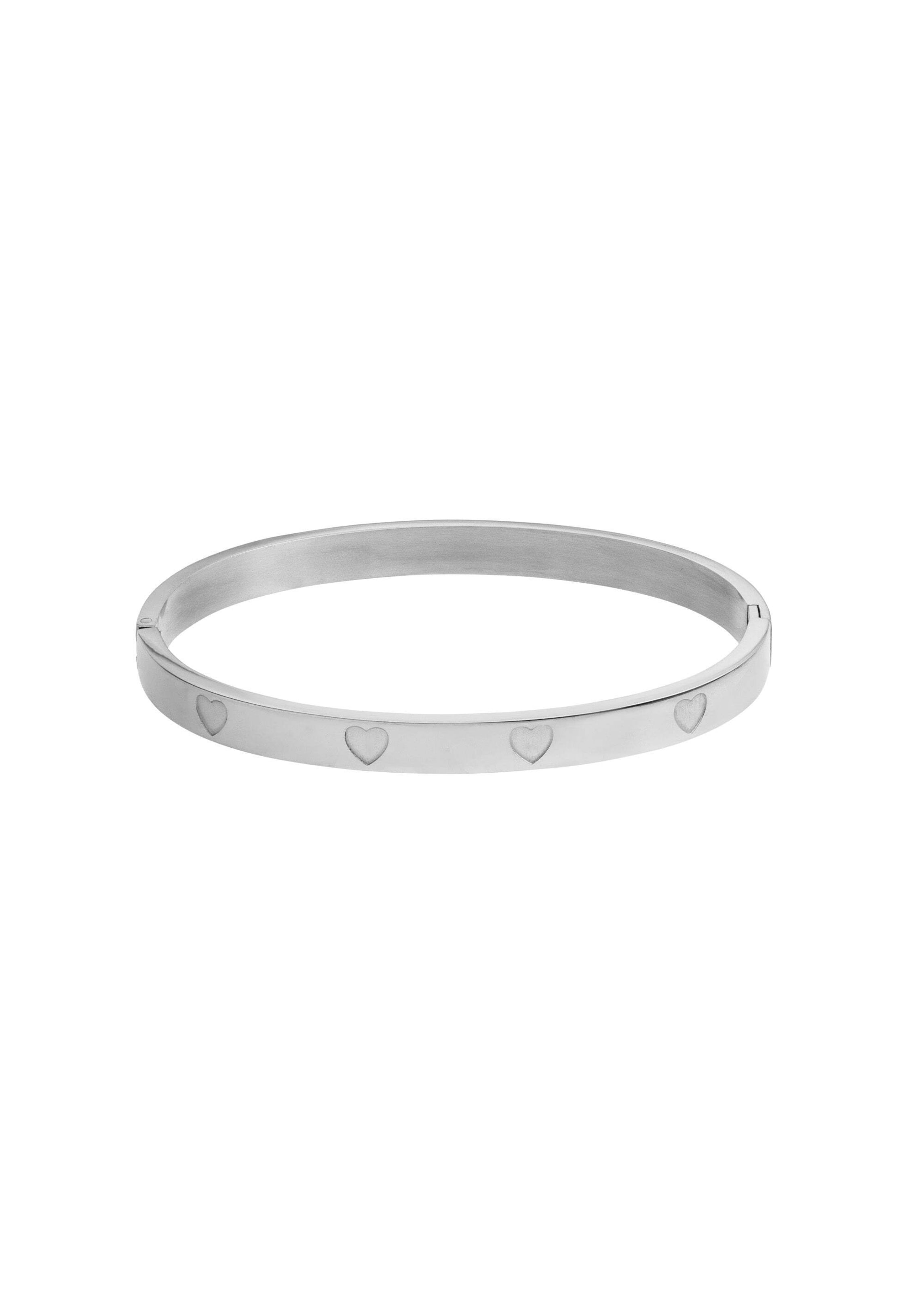 PURELEI Armband 'Valentines Day' in Zilver: voorkant