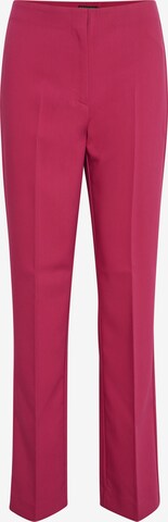 Slimfit Pantaloni con piega frontale 'Corinne' di SOAKED IN LUXURY in rosa: frontale