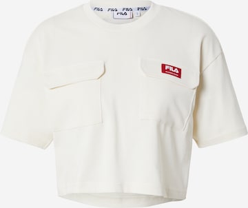 FILA - Camisa 'TALLINN' em branco: frente