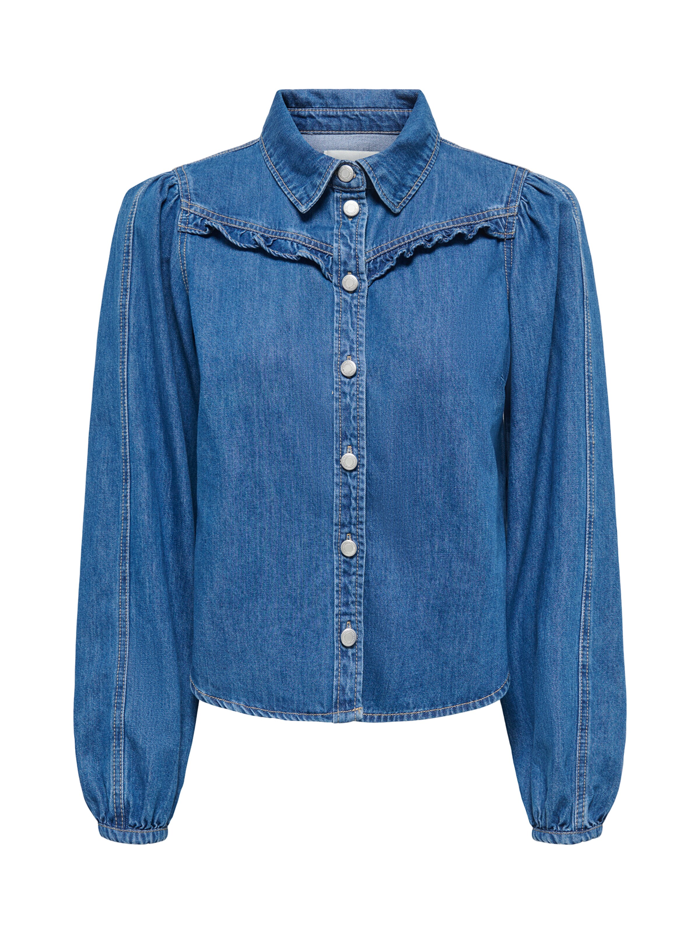Chemisier 'ONLUMA' ONLY en bleu : devant