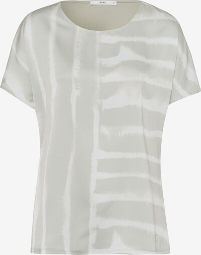 BRAX Shirt in de kleur Lichtgrijs / Wit, Productweergave