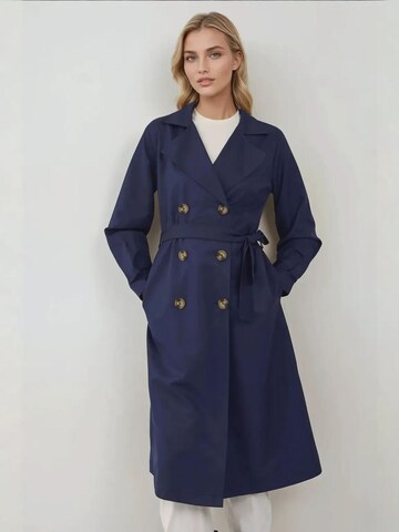 Bigdart Mantel in Blau: Vorderseite