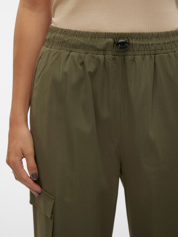 VERO MODA Loosefit Cargobroek 'VMPepper' in Groen