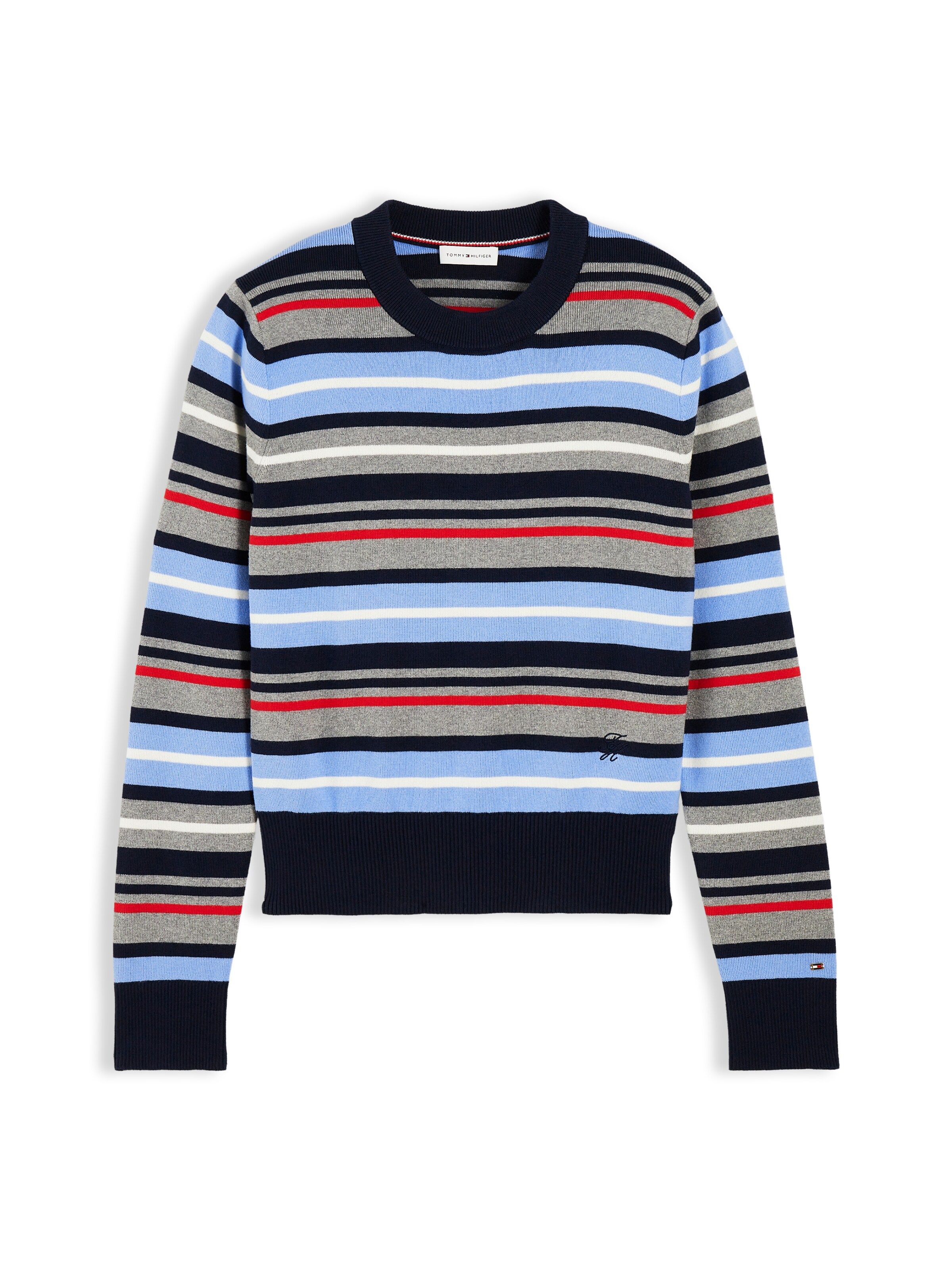 TOMMY HILFIGER Sveter - Sivá: predná strana