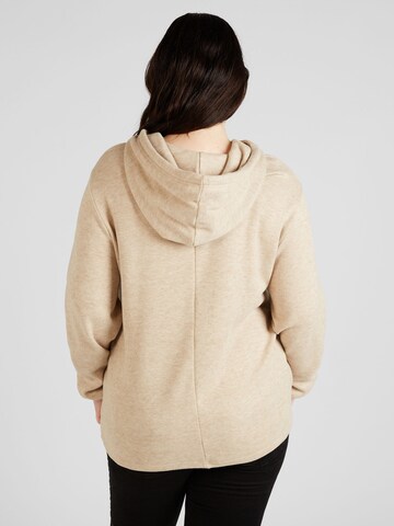 ONLY Carmakoma Sweatshirt 'TRINE' i beige