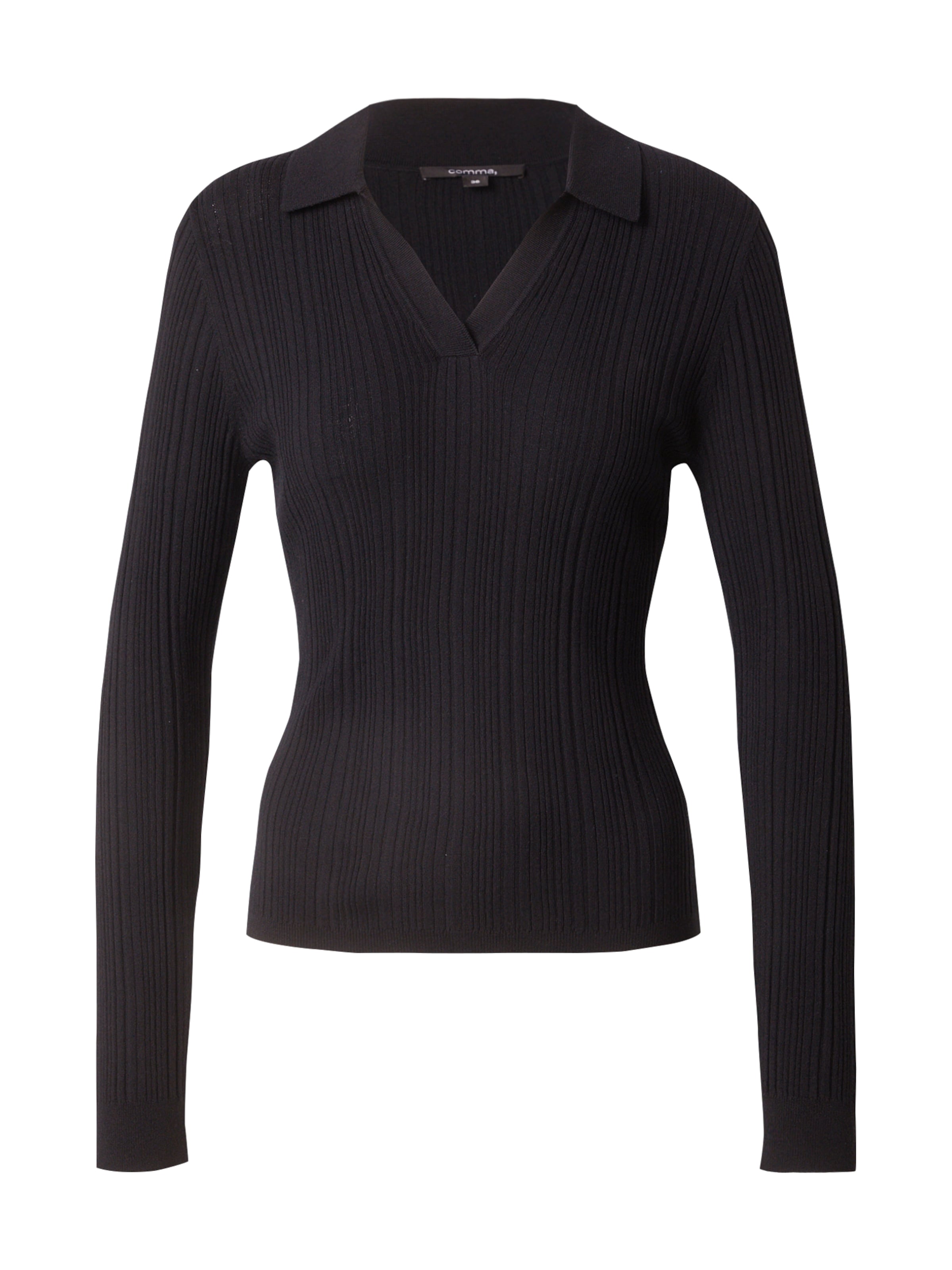 Pulover de la COMMA pe negru: față