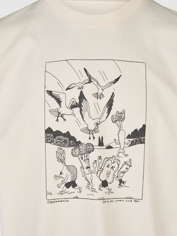 Maglietta 'Classic Birds of Prey' di Cleptomanicx in beige